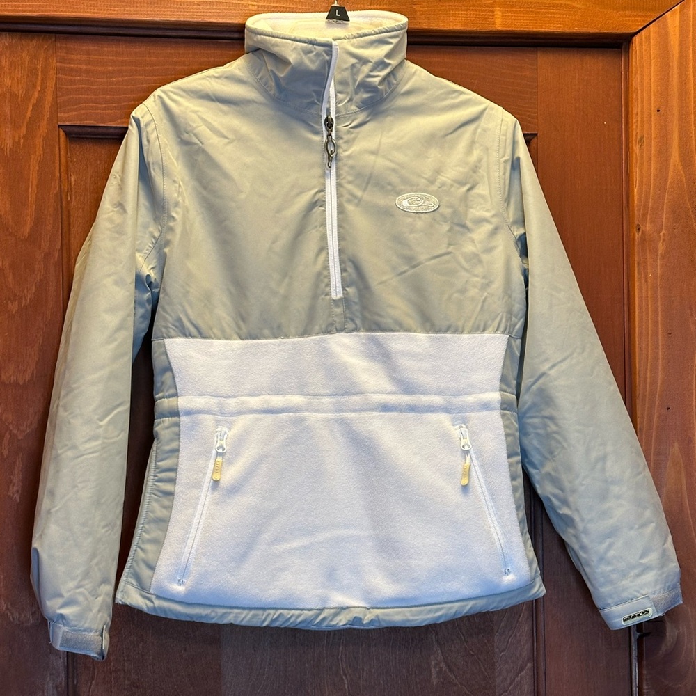 Lady Drake size small 3/4 zip pull over
